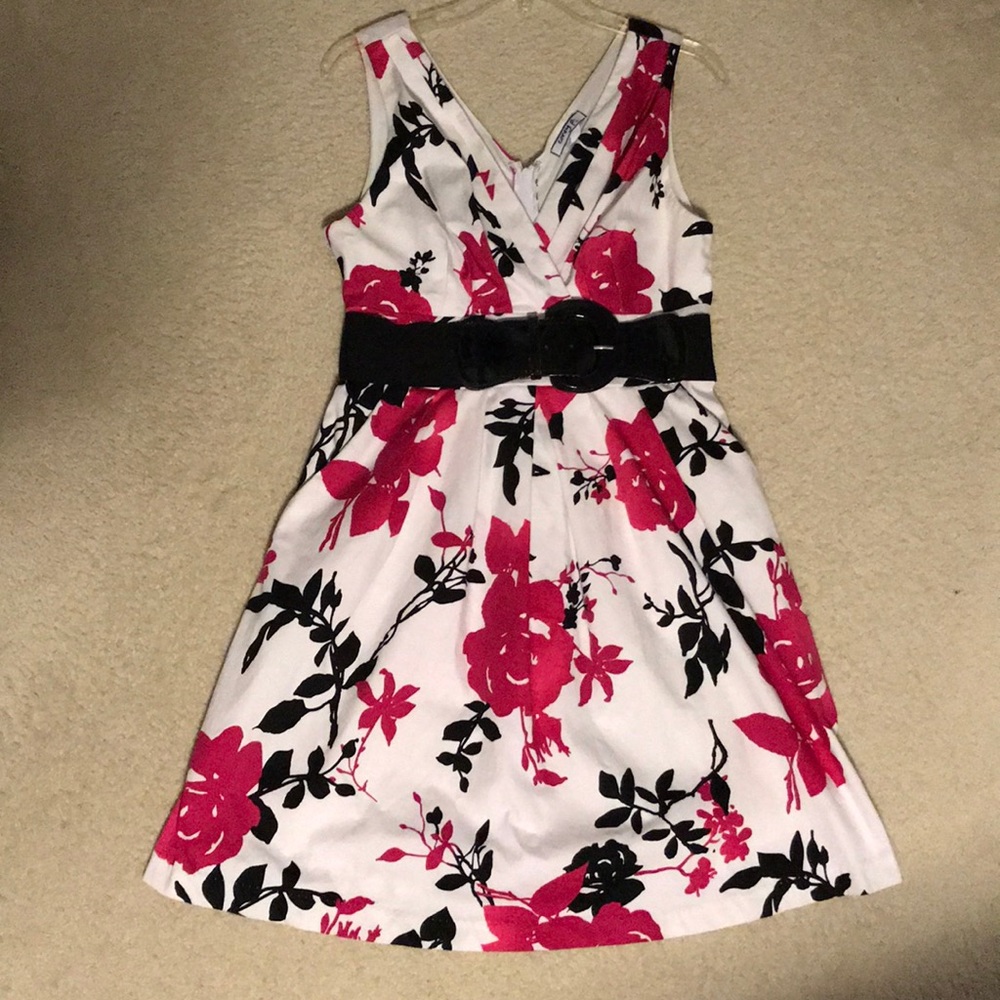 Floral print dress